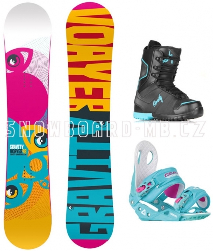 Dámský snowboard komplet Gravity Voayer 4