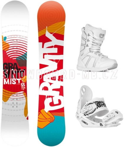 Dámský snowboard komplet Gravity Mist 4 - VÝPRODEJ