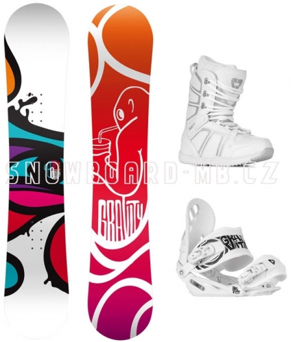Dámský snowboard komplet Gravity Sirene 2 - AKCE