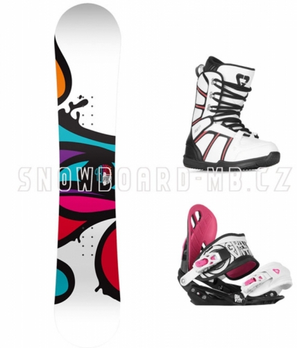 Dámský snowboard komplet Gravity Sirene 1
