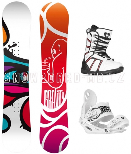 Dámský snowboard komplet Gravity Sirene 4