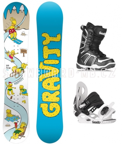 Dětský snowboard komplet Gravity Ice Time Mini