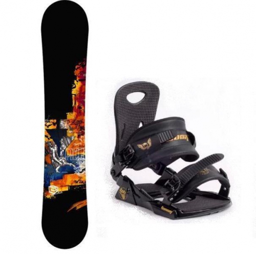 Snowboard komplet Gravity - freeride snowboardy wide