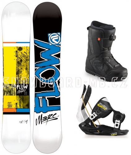 Pánský snowboard komplet Flow Merc White