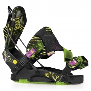Vázání Flow Nx2-Se black/lime 2012/13