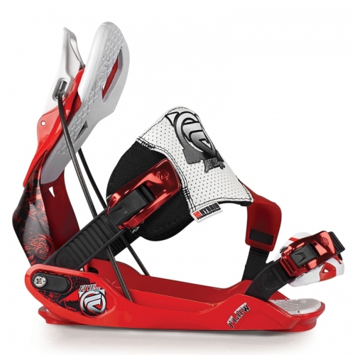 Snowboardové vázání Flow The Five-SE red - VÝPRODEJ