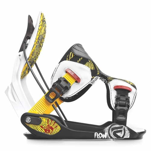 Vázání Flow Five yellow/red