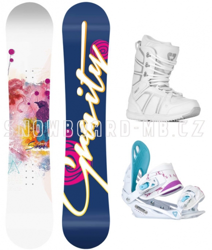Dámský snowboard komplet Gravity Sirene - AKCE