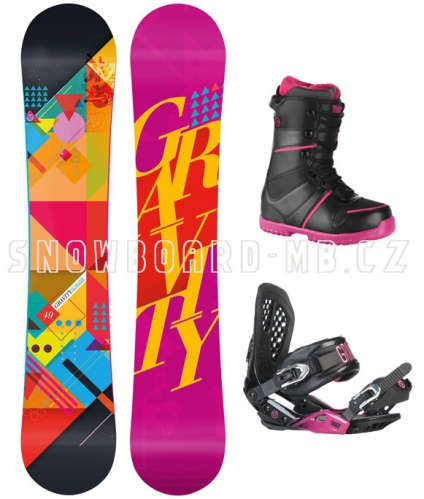 Dámský snowboard komplet Gravity Sublime 