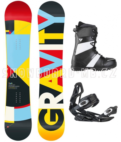 Snowboard komplet Gravity Contra white