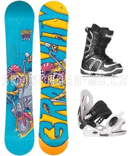 Snowboard komplet pro kluky Gravity Flash - AKCE