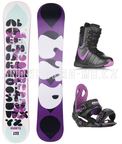 Dámský snowboard komplet LTD Groove - VÝPRODEJ