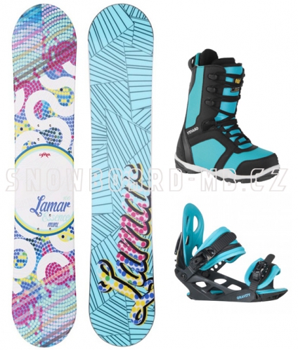 Dětský snowboard komplet Lamar Essence Mini - VÝPRODEJ