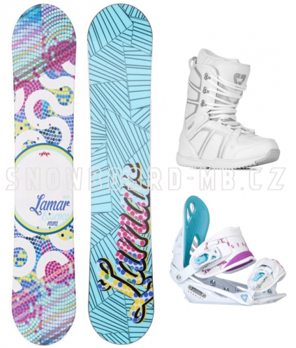 Dívčí snowboard komplet Lamar Essence - VÝPRODEJ