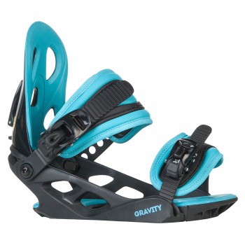 Dětské vázání na snowboard Gravity G1 Jr black/blue