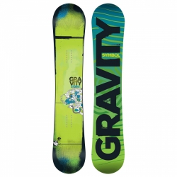 Snowboard set Gravity Symbol