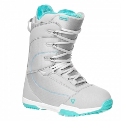 Dívčí snowboard komplet Raven Pearl white 2017