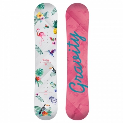 Dětský snowboard Gravity Fairy s plameňákem