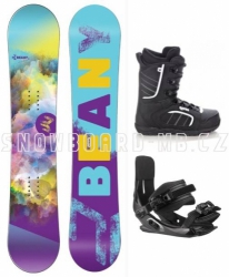 Dívčí snowboardový set Beany Meadow s černými botami