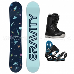 Dětský snowboard komplet Gravity Pluto (boty s kolečkem)